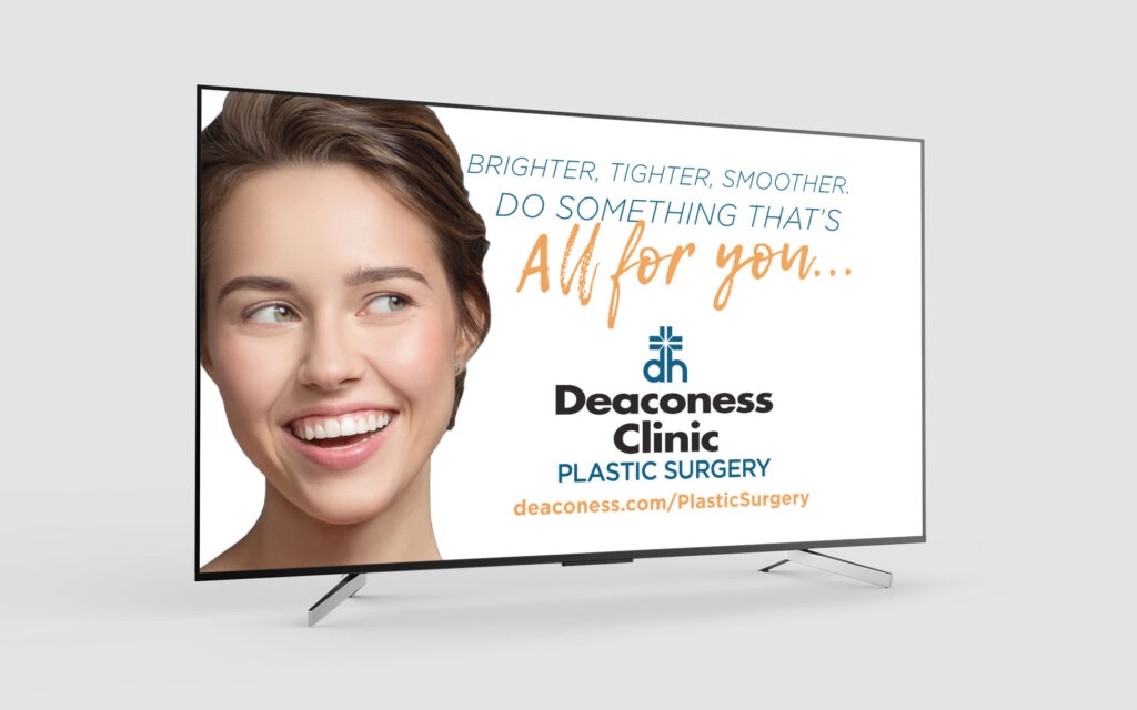 Plastic Surgery TV Sign - Orange B 2